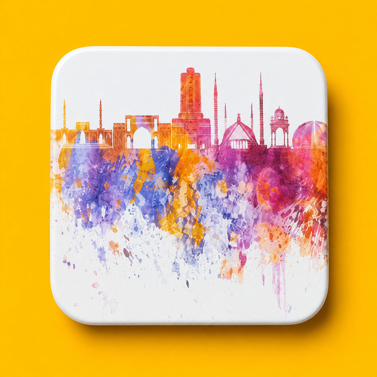 COLORS OF NATIONS COASTER