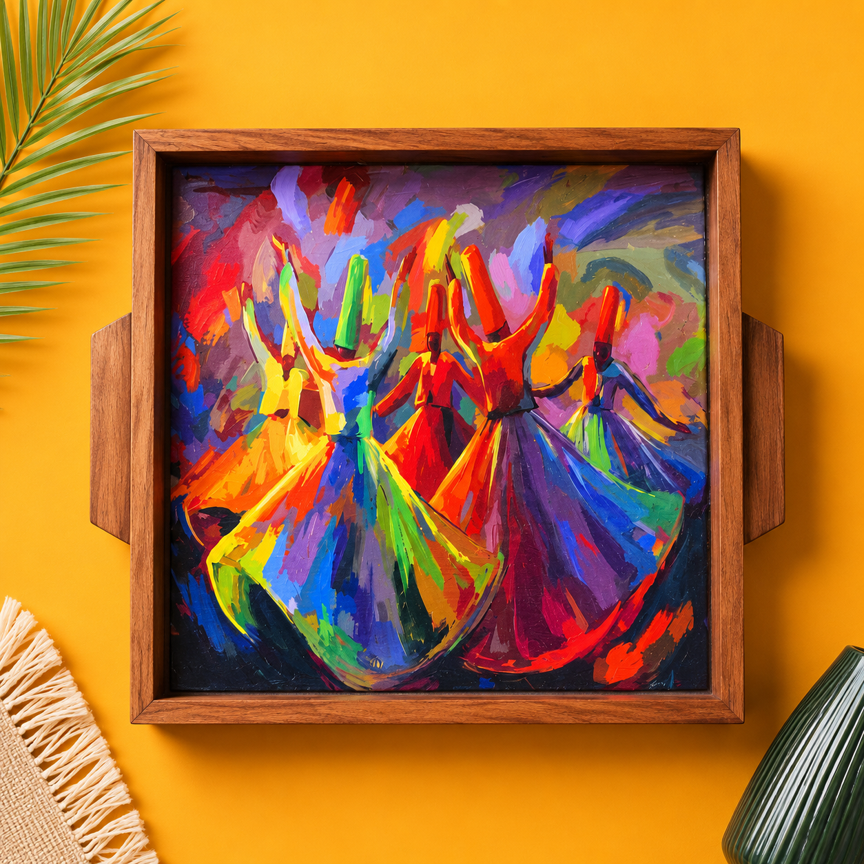 COLORFUL SUFI DANCE ART