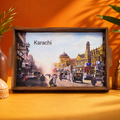 KARACHI CITYSCAPE WALL ART